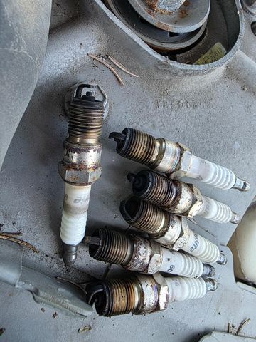Found the misfire — worn plugs out
